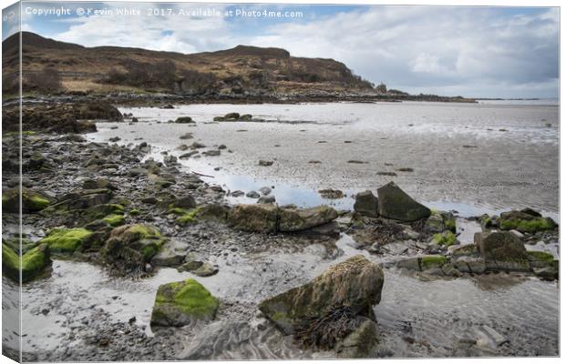 Tarskavaig Bay Skye Canvas Print by Kevin White