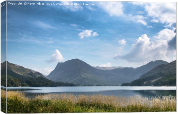Buttermere Lake Cumbria Canvas Print by Kevin White