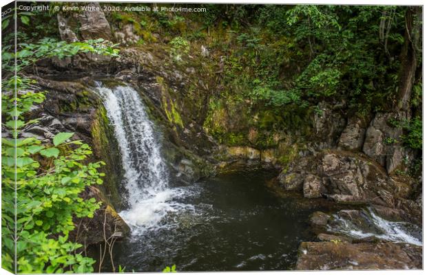 secret waterfall Canvas Print by Kevin White