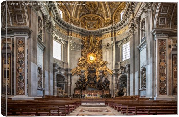 St Peters Basilica Canvas Print by Kevin White