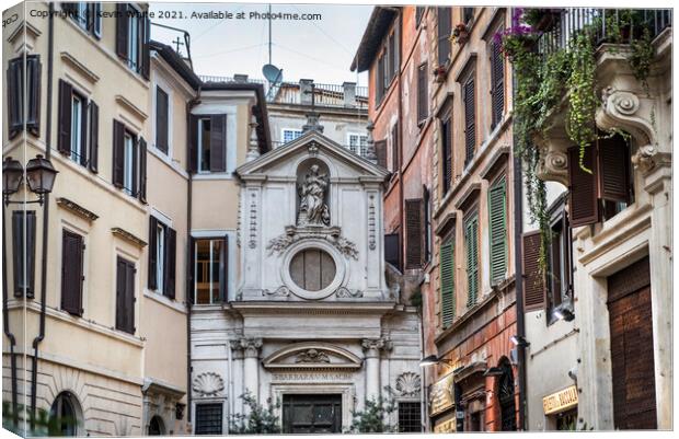 Rome buildings Canvas Print by Kevin White