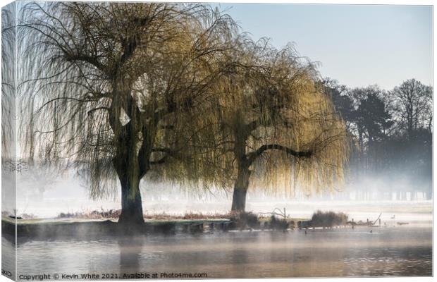 Another morning mist Canvas Print by Kevin White