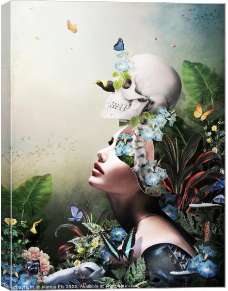 Beneath the Surface No.3 Canvas Print by Marius Els