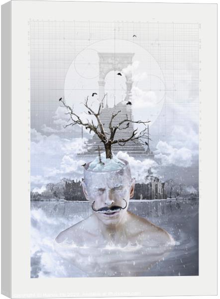 Seasons of the Mind - Winter Canvas Print by Marius Els