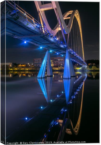 Infinity Bridge Canvas Print by Gary Clarricoates