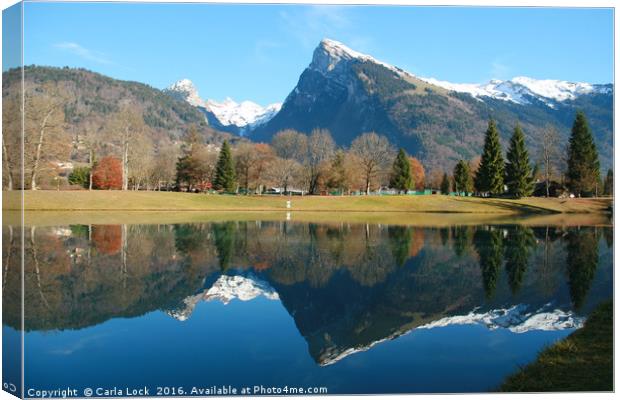 Beautiful French Alps Canvas Print by Carla Lock