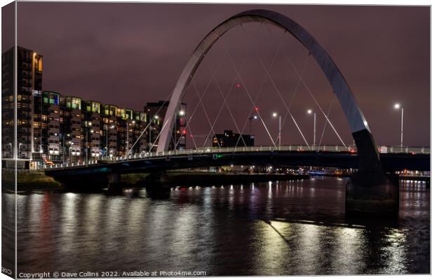  The Squinty Bridge Canvas Print by Dave Collins