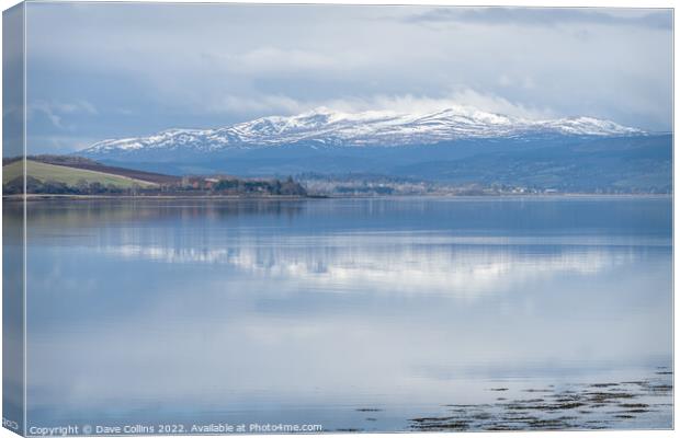 The Beauly Firth, Inverness, Scotland Canvas Print by Dave Collins