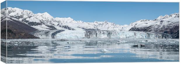  Harvard Tidewater Glacier at the end of College Fjord, Alaska, USA Canvas Print by Dave Collins