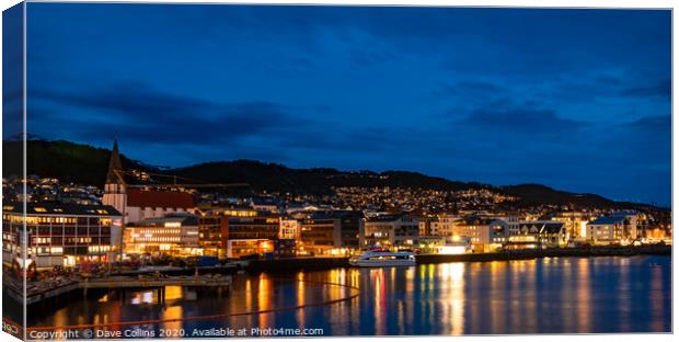 Molde, Norway Canvas Print by Dave Collins