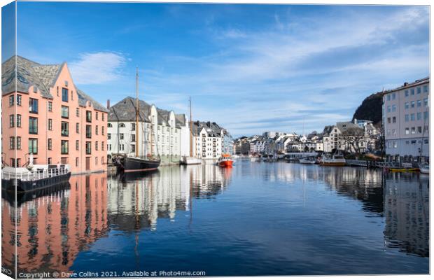 Alesund, Norway Canvas Print by Dave Collins