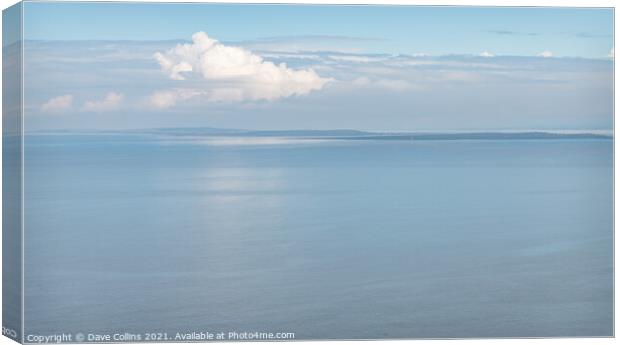 Clouds over the Arran Islands, County Clare, Ireland Canvas Print by Dave Collins