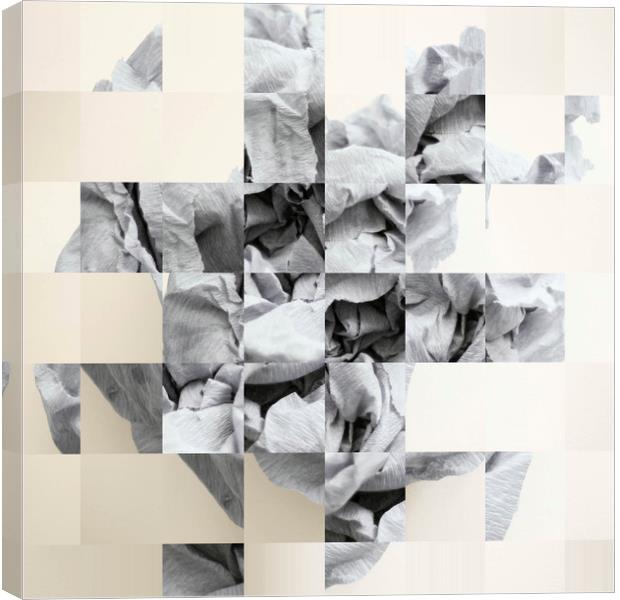 Abstract squares background  Canvas Print by Larisa Siverina