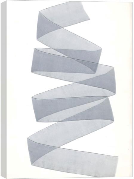 Nylon ribbon  Canvas Print by Larisa Siverina