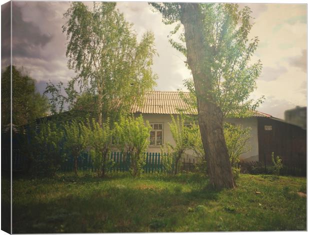 Old rural village house Canvas Print by Larisa Siverina