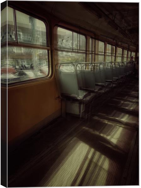 Old tram vagon Canvas Print by Larisa Siverina