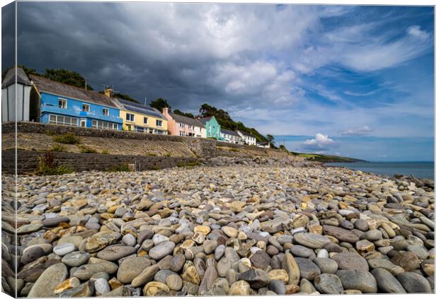Amroth Beach, Pembrokeshire, Wales. Canvas Print by Colin Allen