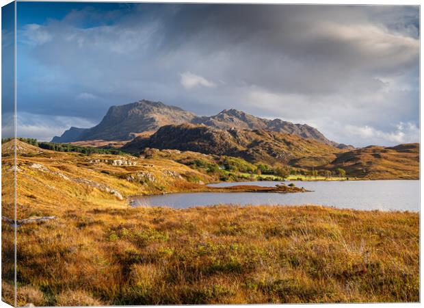 Beinn Airigh Charr, Scotland. Canvas Print by Colin Allen