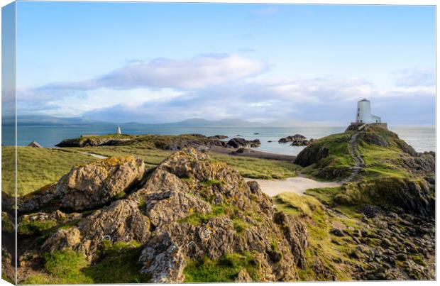 The Tower on Llanddwyn Island, Anglesey. Canvas Print by Colin Allen