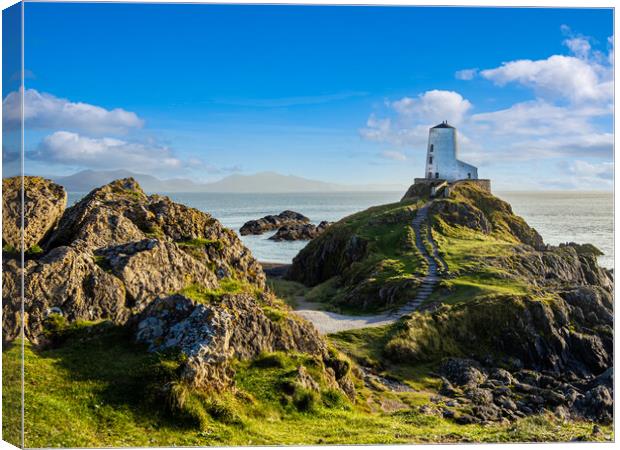 The Tower on Llanddwyn Island, Anglesey. Canvas Print by Colin Allen
