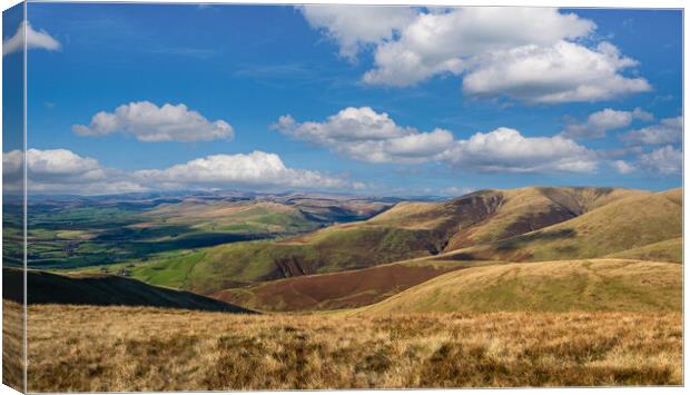 Howgill Fells, Yorkshire. Canvas Print by Colin Allen