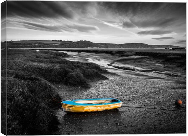 Serenity on the Estuary Canvas Print by Colin Allen