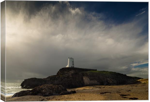 The Tower at Llanddwyn Island, Anglesey. Canvas Print by Colin Allen