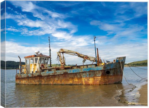 The Vicky Leigh Fishing Boat. Canvas Print by Colin Allen