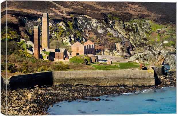 Porth Wen Brickworks, Anglesey. Canvas Print by Colin Allen