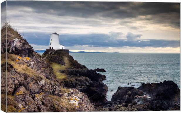 The Tower at Llanddwyn Island, Anglesey. Canvas Print by Colin Allen