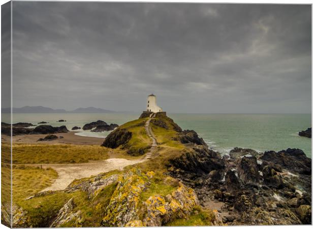 The Tower at Llanddwyn Island, Anglesey. Canvas Print by Colin Allen