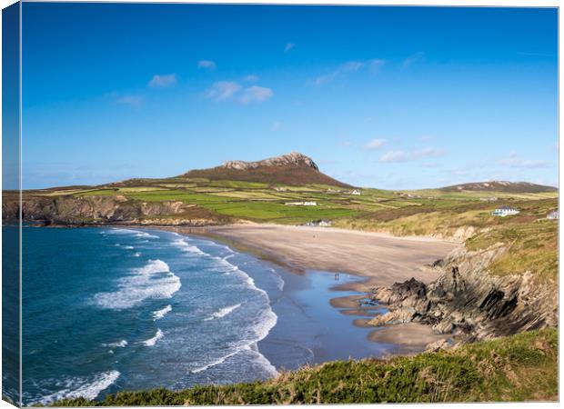 Whitesands Bay, Pembrokeshire, Wales. Canvas Print by Colin Allen