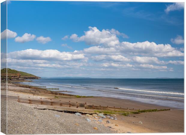Amroth Beach, Pembrokeshire, Wales. Canvas Print by Colin Allen