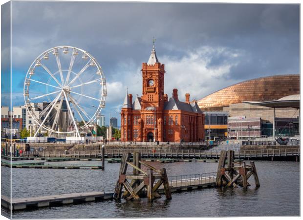 Cardiff Bay, Awe-inspiring Beauty Canvas Print by Colin Allen