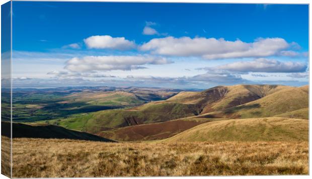 Howgill Fells, Yorkshire. Canvas Print by Colin Allen