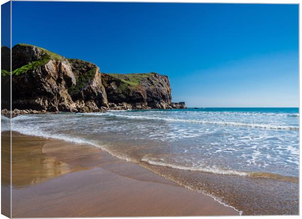 Bullslaughter Bay, Pembrokeshire. Wales Canvas Print by Colin Allen