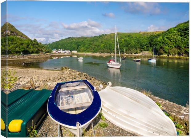 Solva Pembrokeshire Wales. Canvas Print by Colin Allen