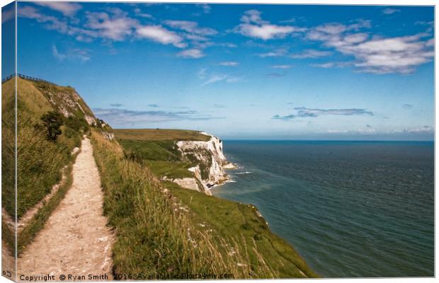 Coastal Path Canvas Print by Ryan Smith