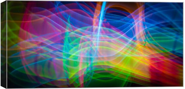 Abstract light trails Canvas Print by Bryn Morgan