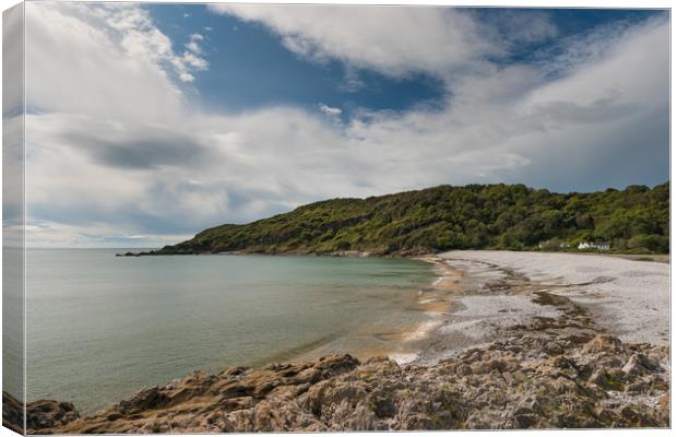 The beautiful Pwll du bay. Canvas Print by Bryn Morgan