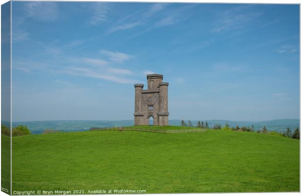 Paxton's tower at Llanarthney Canvas Print by Bryn Morgan