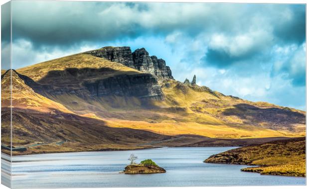 The Old Man Canvas Print by Steve Lansdell