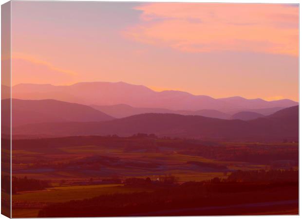        Lochnagar                         Canvas Print by alan todd