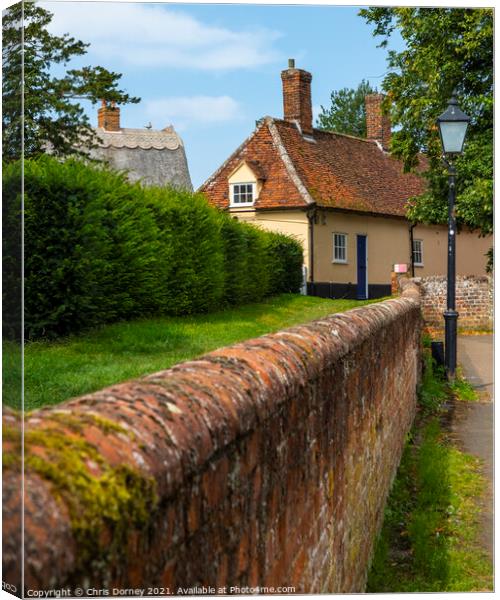 Thaxted in Essex, UK Canvas Print by Chris Dorney