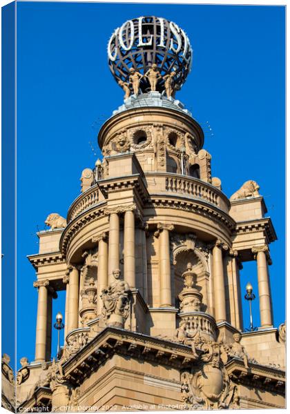 The London Coliseum in London, UK Canvas Print by Chris Dorney