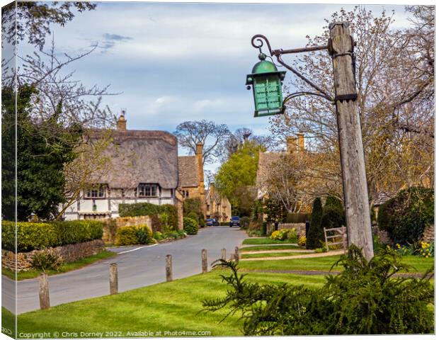 Stanton in the Cotswolds, Gloucestershire, UK Canvas Print by Chris Dorney