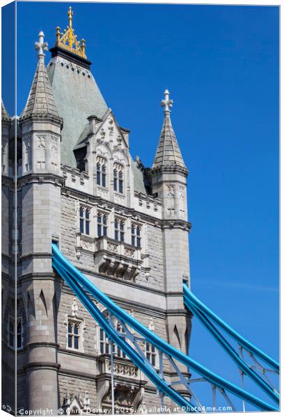 Tower Bridge in London Canvas Print by Chris Dorney