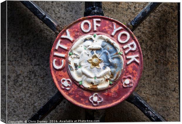 City of York Crest Canvas Print by Chris Dorney