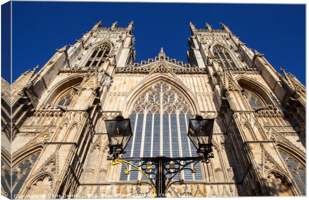 York Minster Canvas Print by Chris Dorney