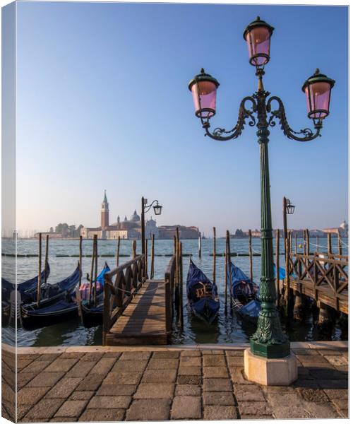View Towards San Giorgio Maggiore from the Main Is Canvas Print by Chris Dorney